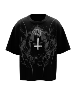 Skorpion Boxy Oversized Cotton T-Shirt 🦂🖤