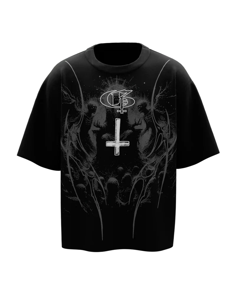 Skorpion Boxy Oversized Cotton T-Shirt 🦂🖤