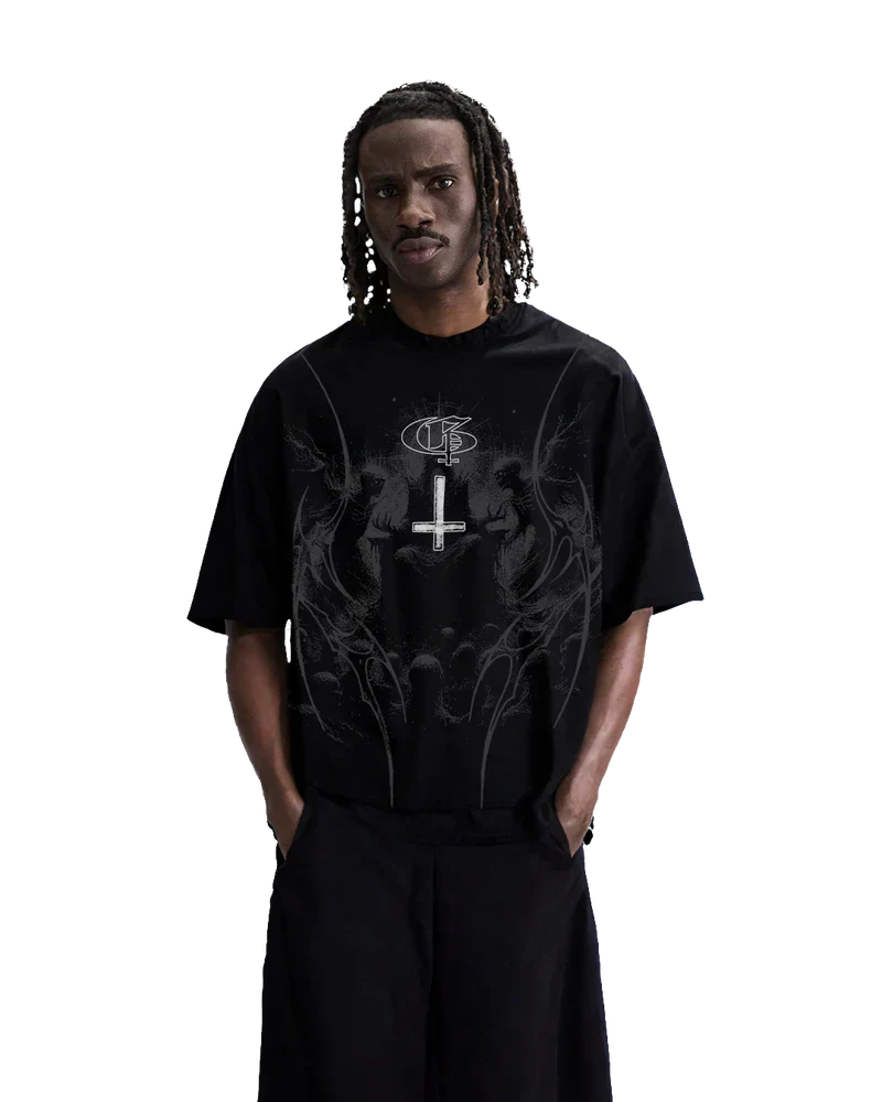 Skorpion Boxy Oversized Cotton T-Shirt 🦂🖤