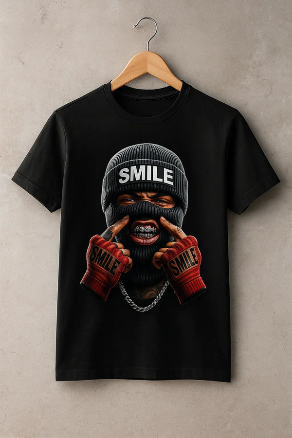SMILE" Graphic T-Shirt
